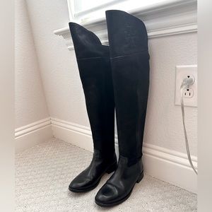Tory Burch Tall leather boots size 5